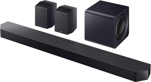 SAMSUNG Soundbar HW-Q990F/ZF Serie Q, 23 Speaker, Wireless, Dolby 5.1ch, Audio a 11.1.4 Canali, DTS:X, Surround Sound Expansion, Active Voice Amplifier Pro, Q-Simphony,Titan Black, 2025
