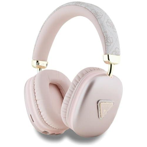 CG MOBILE Guess - Cuffie Bluetooth 4G con logo triangolo rosa
