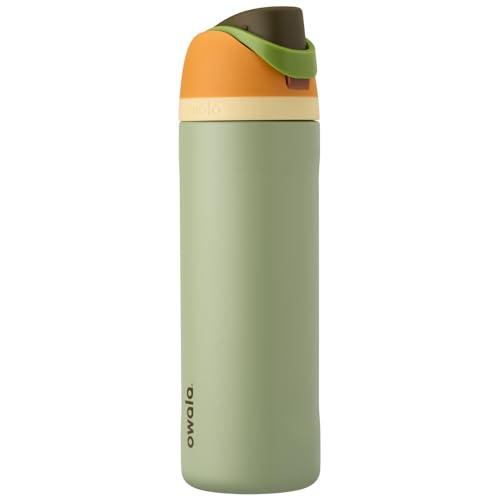 Owala FreeSip Borraccia Termica Acciaio Inox con Cannuccia, 710 ml – Bottiglia Termica Isolata per Sport e Viaggio, Senza Perdite, Senza BPA, Camo Cool