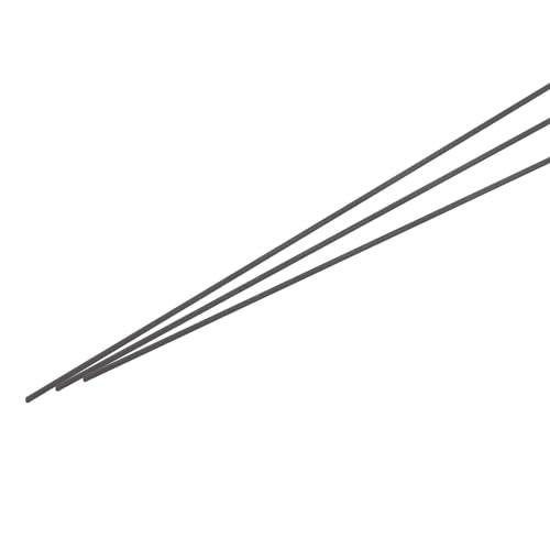 QUARKZMAN Asta in fibre di Carbonio, Asta in Carbonio da 1,5 Mm x 300 Mm per Aerei Rc, Fai da Te, Aquiloni, Tubi per Ali di Quadricotteri, Kit di Riparazione per Bracci, Confezione da 9