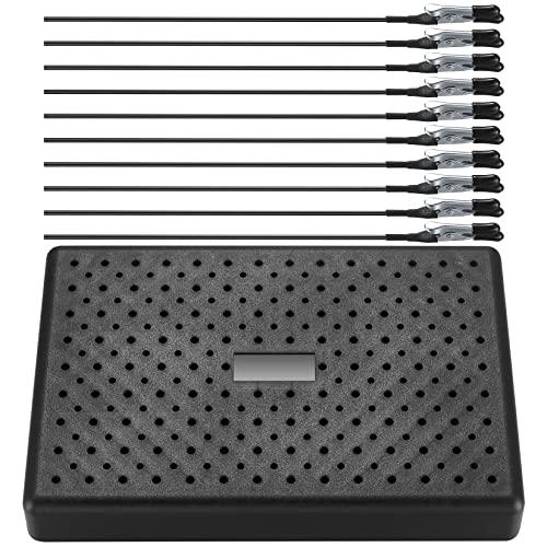 10 Pezzi Clip a Coccodrillo con Supporto Base per Aerografo, Kit Colori Modellismo per Fai Da Te, Foto, Memo, Verniciatura a Spruzzo