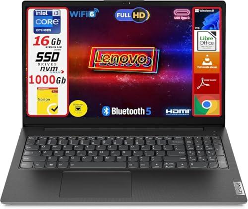 Lenovo Notebook V15 G4, Cpu Intel i3 di 13Th Gen, Display Laptop 15.6
