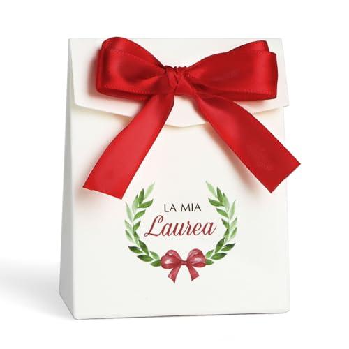 50pz Scatoline Portaconfetti Laurea Bomboniere, Scatole Confetti Laurea, Scritta La Mia Laurea, Bomboniere Decorazione Fai da Te Festa Laurea Regalo (50pz)