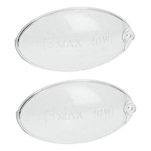 JPshop - Coppia plafoniere cappa compatibili con Faber 100x54 mm diffusori luce