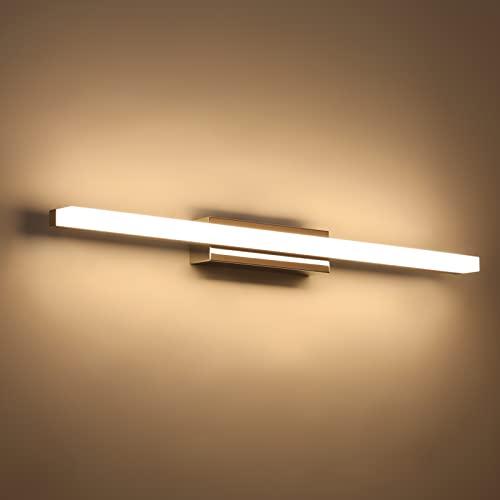 Klighten Lampada da Specchio Bagno 14W 60cm, IP44 Applique LED Moderno, Luce Parete, 910 Lumen, 110-240V, Bianco Caldo 3000K