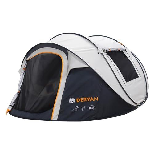 Deryan 4p 2000 Crema, Tenda Unisex Adulto, 4 Personen 2000MM