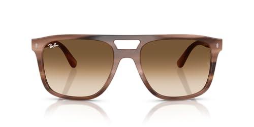 Ray-Ban Rb2213, Occhiali Unisex-Adulto, Havana Brown/Clear Gradient Brown, 55 mm