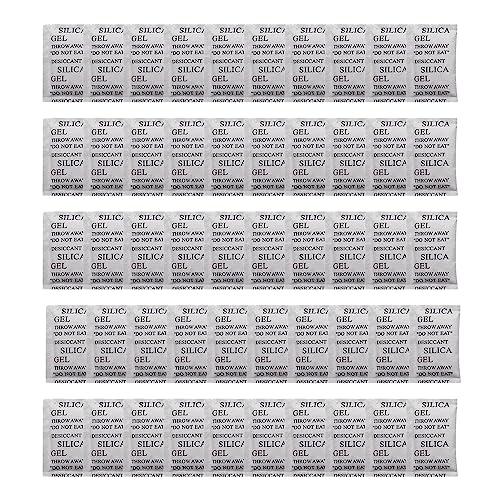 Bustine di Sacchetti di Gel di Silice Sacchetto di Essiccante Sacchetto? Sacchetti deumidificanti rinnovabili?assorbire l'umidità, antimuffa?50 pcs.