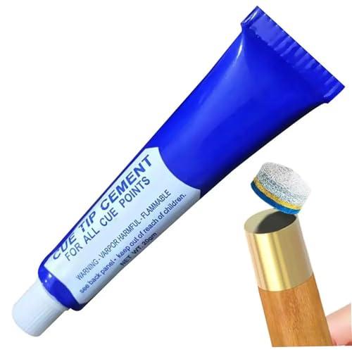 Pesoncarl Colla per Punte da Biliardo, Stick di Colla da 0, 7 Once, in Resina epossidica, a lenta Essiccazione, Accessori per la Riparazione delle Punte delle Stecche