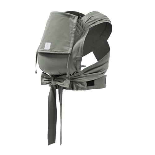 Marsupio Stokke Limas, Glacier Green (OCS) - Marsupio per neonati con mezza fibbia - Tre opzioni di trasporto - Sicuro, dalla nascita fino a 15 kg