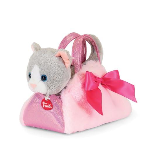 Gatto Pink Fashion Bag | Animali peluche idea regalo | 15x20x11 cm taglia XS | Fashion pets | modello 56081
