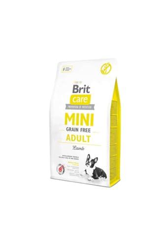 Brit Care Mini Adult Agnello - Ipoallergenico e Grain Free - Per cani di piccola taglia - 2 Kg