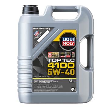 LIQUI Moly | Top Tec 4100 5W-40 | 5 L | Oli Motore | Tecnologia Sintetica | sku: 9511