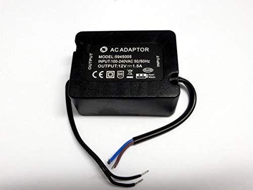 ALIMENTATORE STAGNO PER LAMPADE/STRISCE LED IP67 12V DC 1.5A 18W Niru INCASSO SU SCATOLA 503