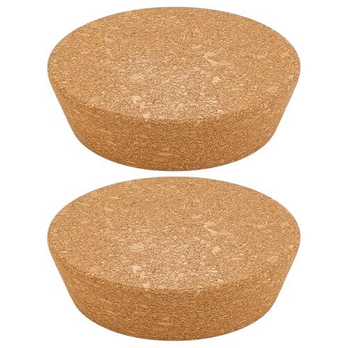 OLYCRAFT 2 pz Tappi di Sughero Grandi Da 9~11cm Tappi di Sughero per Bottiglie Tappo Conici Tappo di Sugheri Coperchi per Barattoli di Conserva Tappos Conico In Legno per Cucina Bomboniere Conserve
