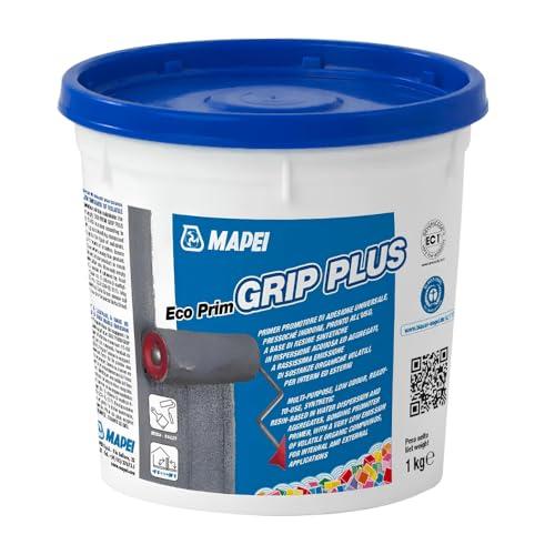 MAPEI Eco Prim Grip Plus Primer Promotore Adesione Universale Intonaci Rasature Adesivi Interno Esterno Parete Pavimento (1 kg)