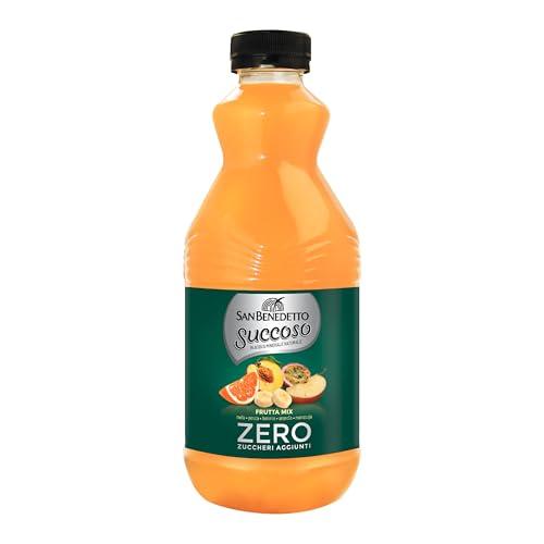 San Benedetto Succoso Zero Frutta Mix 900 ml. Bevanda a base di frutta leggera e dissetante in Acqua Minerale Naturale, zero zuccheri aggiunti e pochissime calorie