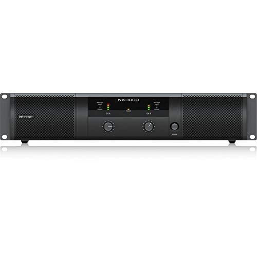 Behringer NX3000 Amplificatore di potenza in classe D leggero da 3000 Watt con compensazione dellimpedenza dellaltoparlante SmartSense