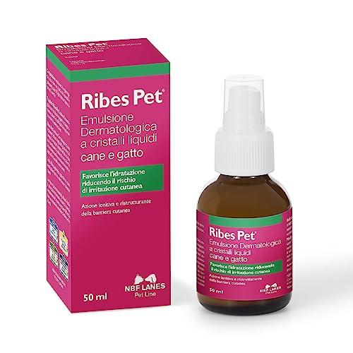 NBF Lanes | Ribes Pet Emulsione Dermatologica a Cristalli Liquidi Cane e Gatto 50 ml, Favorisce l'Idratazione Riducendo Il Rischio di Irritazione Cutanea