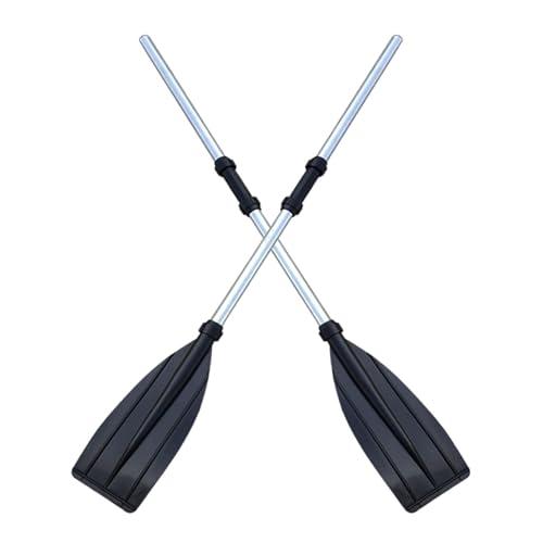 Remi per barche, pagaie per barche - Pagaia per canoa in lega di alluminio 2 pezzi - Pagaia leggera per sport acquatici, pagaie per barche all'aperto per sport acquatici gommoni gonfiabili per kayak