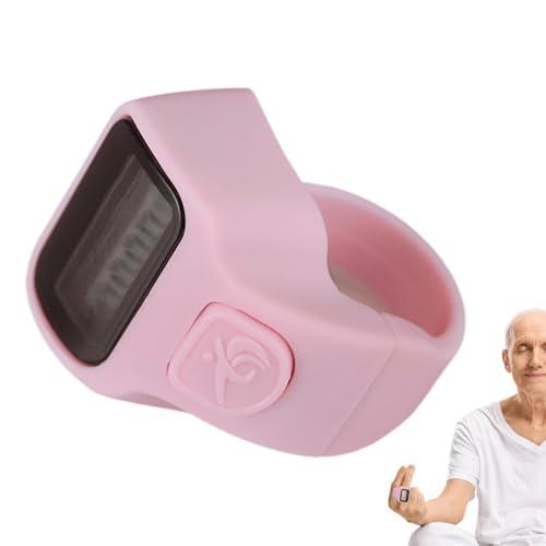 Contatore ker Manuale, Contatore elettronico per Dita | Contatore numerico Portatile Leggero,Cronometro, contatore da Dito per Coaching, contatore a cifre con Display LCD per Scuola di Formazione