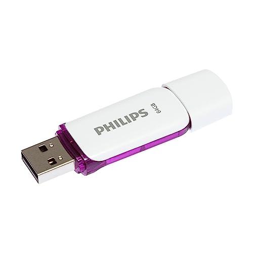 Philips Snow Edition USB 2.0 unità flash USB 64 GB per PC, laptop, computer, archiviazione dati, velocità di lettura fino a 25 MB/s