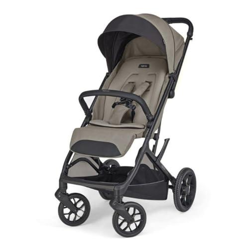 Inglesina Maior Passeggino Compatto e Leggero 7,9 kg, Ruote Grandi Ammortizzate, Seduta Ampia All Season, Chiusura con Una Mano, Capotta UPF 50+, fino a 22 kg, Tundra Beige