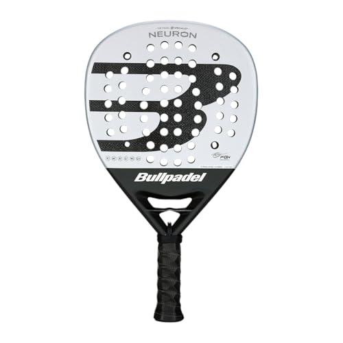 Bullpadel Neuron 25 Cordé : No 370G Raquette de Padel Argenté - Noir