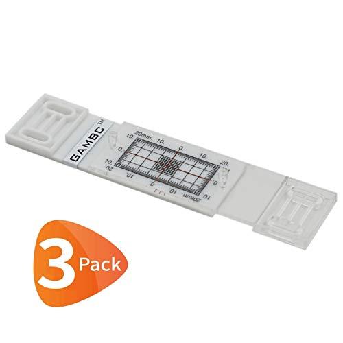 3 PZ - Fessurimetri per Crepe GAMBC® - Fessurimetro per crepe da Parete Manuale - Per La Misurazione E La Registrazione Delle Lesioni E Relative Crepe Sulle Superfici Murarie Piane