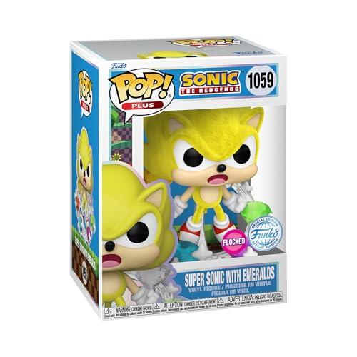 Funko Pop! Plus: Sonic - Super Sonic With Emeralds - Sonic The Hedgehog - Esclusiva Amazon - Figura in Vinile da Collezione - Idea Regalo - Merchandising Ufficiale - Giocattoli per Bambini e Adulti
