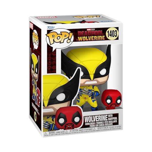 Funko Pop! & Buddy: Deadpool & Wolverine - Wolverine with Babypool - Figura in Vinile da Collezione - Idea Regalo - Merchandising Ufficiale - Giocattoli per Bambini e Adulti - Movies Fans