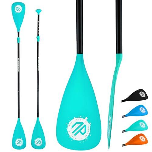 niphean SUP Paddle, Pagaie Paddle Galleggianti Staccabili in 3 e 4 Pezzi, Pagaia SUP Regolabile, Remi Durevoli