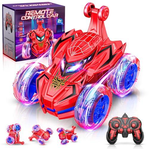 Braxel Macchina Telecomandata per Bambini, Giochi Bambino 3-6 anni Maschio Spider Giocattolo Regalo Bambino 3-10 Anni Giocattoli Bambino 3-9 Anni Auto Telecomandata