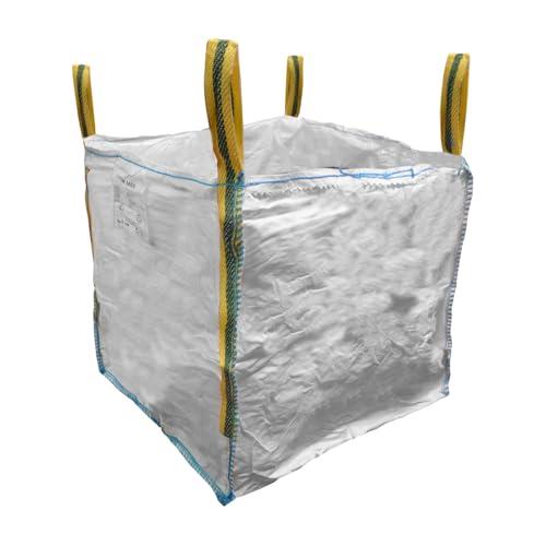 PIKAPPA BAG808080100 Sacco porta macerie da cantiere. Portata 1000 Kg. Colore bianco