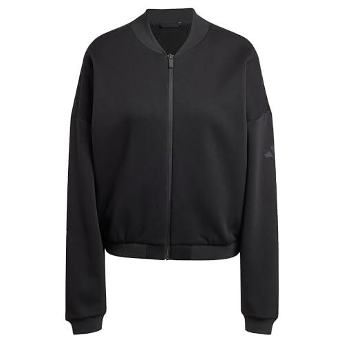 adidas Femme Essentials Contemporary Logo Bomber Jacket, Black, L