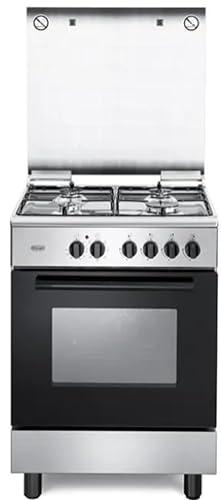FMX64LSG - Cucina a gas con forno elettrico, 4 fuochi, 60x60 cm, Classe energetica A