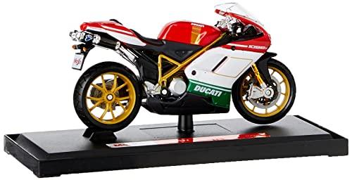 Maisto Ducati 1098S -1:18 Scale - Modellino di Moto da Collezione in pressofusione incredibilmente Dettagliato, Rosso