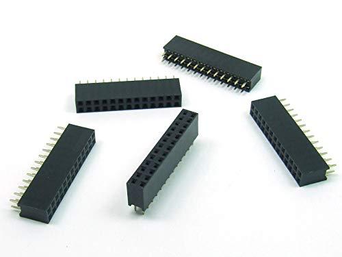 POPESQ® 5 pz. x Connettori femmina 2.54mm 2x13 vie Dritto #A1962
