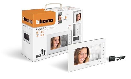 Bticino 335253 VIDEOCITOFONO WIFI MONITOR INTERNO AGGIUNTIVO 2 Fili, Display 7 pollici, Colori con Vivavoce, Touch Screen, Controllo da App, Secondo Display per Case su due Piani o Bifamiliari