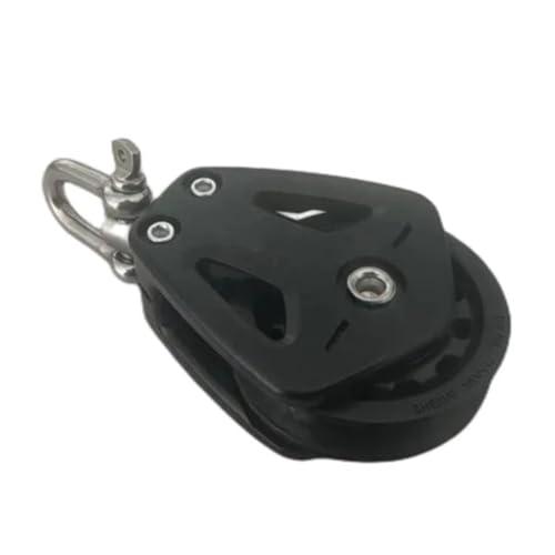 Yuyyurt Bozzello con Puleggia per Carico Elevato Girevole con Puleggia Singola A Testa Universale per Barche A Vela Bozzello con Cuscinetto Liscio Accessori per Corridori di Corda