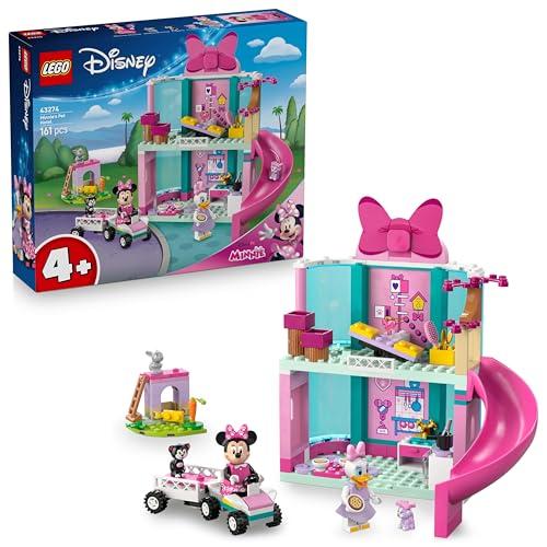 LEGO ǀ Disney L’Hotel degli Animali di Minni - Giocattolo con le Mini Bamboline di Minnie Mouse, Paperina e 3 Cuccioli - Regalo per Bambine da 4 Anni Fan di La Casa di Topolino - 43274