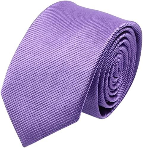 EFARMA ❀ Cravatte da uomo, Cravatta lunga da smoking da sposo da sposo in tinta unita da 6 cm, sottile, formale, a righe (Color : B, Size : 145cm)