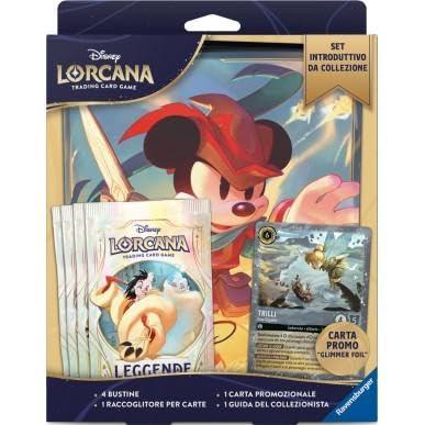 Ravensburger - Disney Lorcana Collection Starter Set 9: Mickey Mouse | Giochi Da Tavolo Adulti 14 Anni | Giochi Di Carte Lingua Italiana | Gioco Da Tavolo Adulti Lorcana Disney | Carte Da Gioco