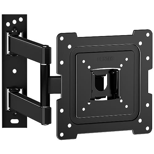 BONTEC Supporto TV Parete Universale per Televisori da 13-43 pollici a LED/LCD/OLED, Staffa TV/Monitor con Braccio Girevole ed Estendibile per Schermi, Fino a 35 kg, Max VESA 200x200mm