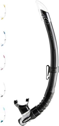 Cressi Gamma Snorkel, Unisex – Adulto, Nero/Grigio