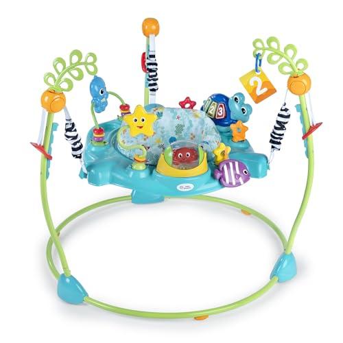 Baby Einstein, Jumper multi-attività 2 in 1 Curiosity Cove Ocean Explorers, jumper e giocattolo da pavimento educativo, 6-12 mesi
