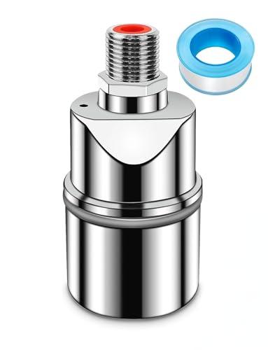 Valvola galleggiante da 1 pollice per serbatoio dell'acqua piscina – Valvola di controllo automatico del livello dell'acqua – 304 acciaio inossidabile scarso livello dell'acqua, riempimento automatico