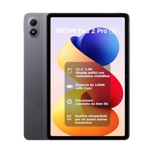 Xiaomi Redmi Pad 2 Pro 5G, 8+256GB, Display 2.5K 120Hz super nitido da 12,1