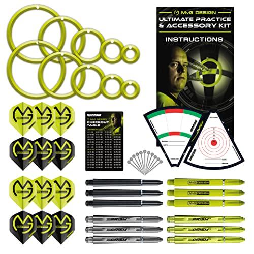 Winmau Michael van Gerwen MvG Ultimate Darts Practice & Kit di accessori
