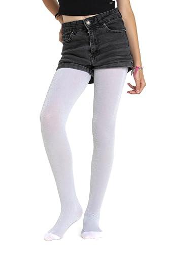 Gi&Gi Collant coprenti 70 denari da bambina caratterizzati da un brillante glitter colorato.N.2205 (IT, Età, 2 anni, 4 anni, Regular, BIANCO)
